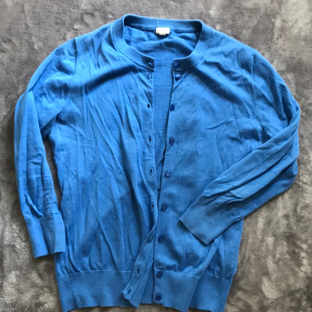 J.Crew cropped sleeve cardigan